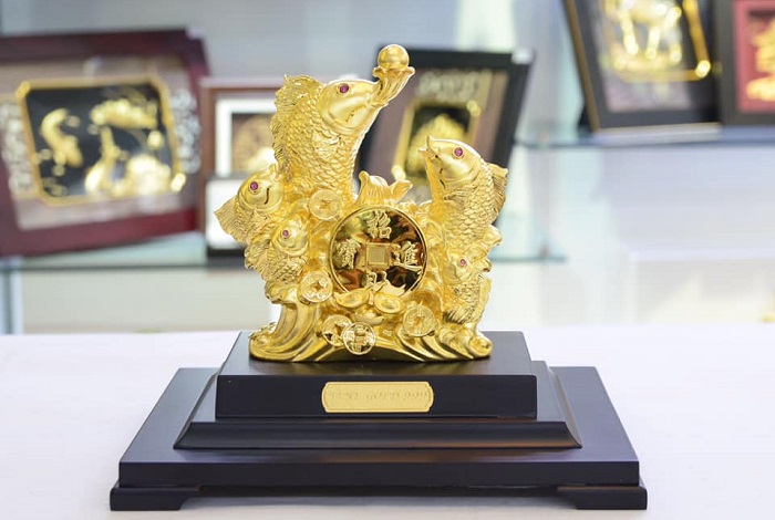 quà tặng khai trương cá chép phong thủy
