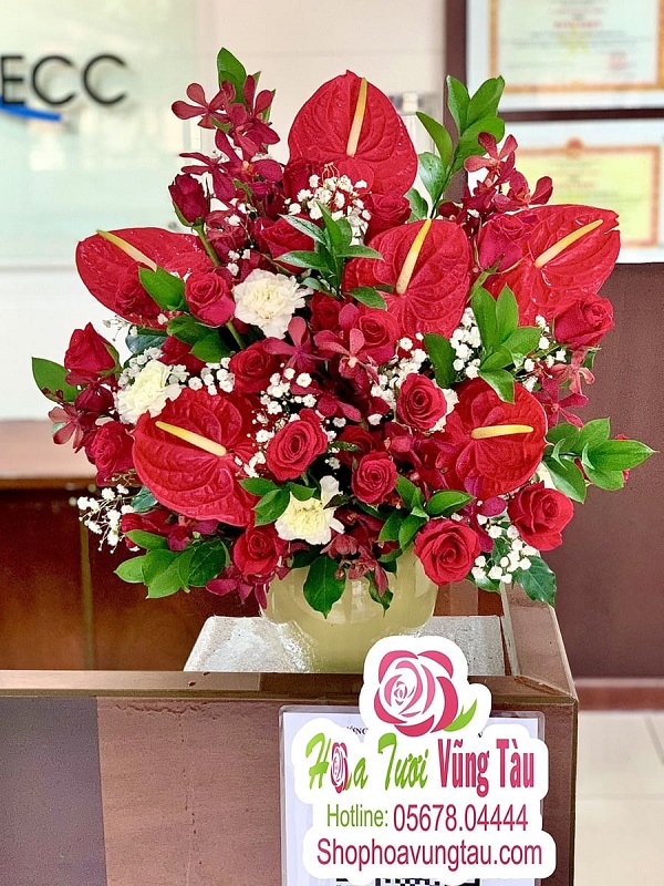 Hoa hồng môn tặng đối tác