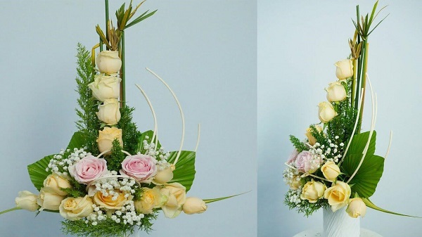 hoa để bàn chữ T ngược