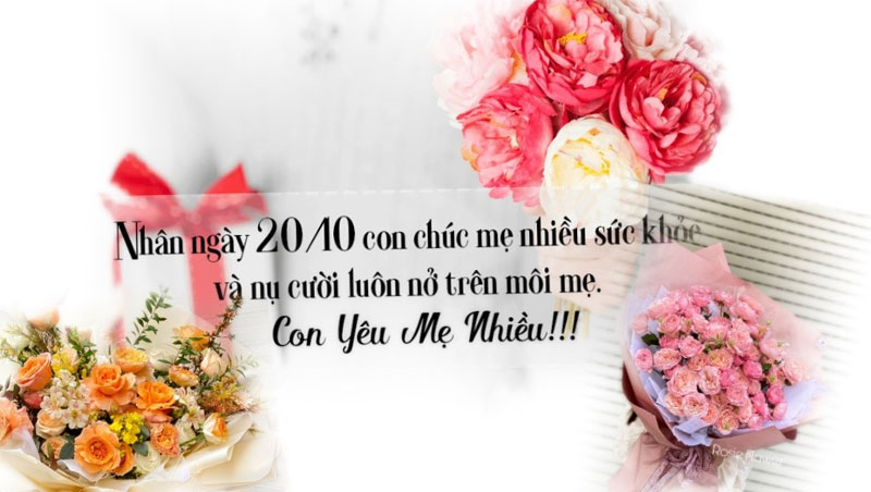 Gợi ý 250+ lời chúc 20/10 cho mẹ ngắn gọn, ý nghĩa và tình cảm