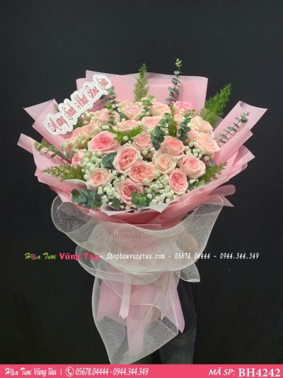 bo hoa ohara hong sinh nhat vung tau BH4242