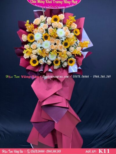 kệ hoa khai trương, hội nghị,kệ hoa chúc mừng, kệ hoa chúc mừng đại hội vũng tàu 11