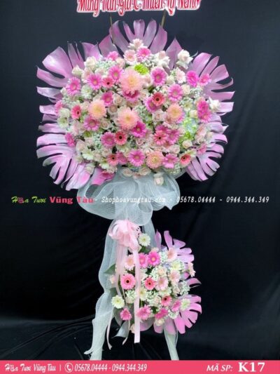 kệ hoa khai trương, hội nghị,kệ hoa chúc mừng, kệ hoa chúc mừng đại hội vũng tàu 17