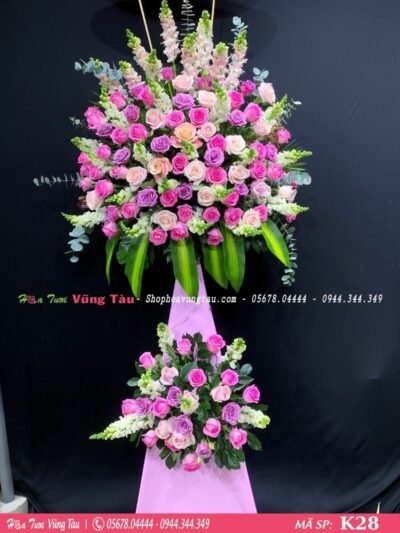 kệ hoa khai trương, hội nghị,kệ hoa chúc mừng, kệ hoa chúc mừng đại hội vũng tàu 28