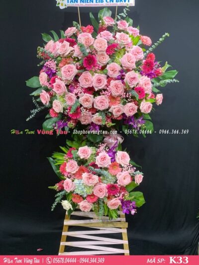 kệ hoa khai trương, hội nghị,kệ hoa chúc mừng, kệ hoa chúc mừng đại hội vũng tàu 33