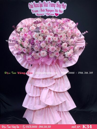 kệ hoa khai trương, hội nghị,kệ hoa chúc mừng, kệ hoa chúc mừng đại hội vũng tàu 34