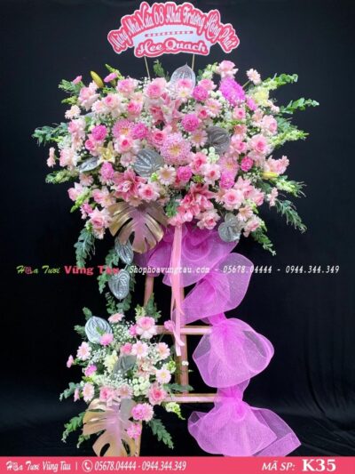 kệ hoa khai trương, hội nghị,kệ hoa chúc mừng, kệ hoa chúc mừng đại hội vũng tàu 35