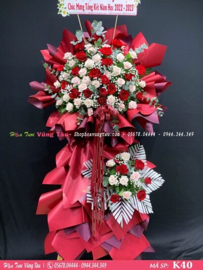 kệ hoa khai trương, hội nghị,kệ hoa chúc mừng, kệ hoa chúc mừng đại hội vũng tàu 40