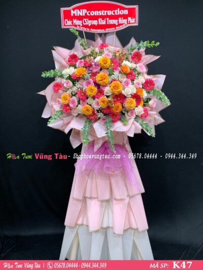 kệ hoa khai trương, hội nghị,kệ hoa chúc mừng, kệ hoa chúc mừng đại hội vũng tàu 47