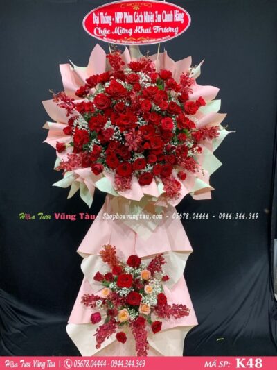 kệ hoa khai trương, hội nghị,kệ hoa chúc mừng, kệ hoa chúc mừng đại hội vũng tàu 48