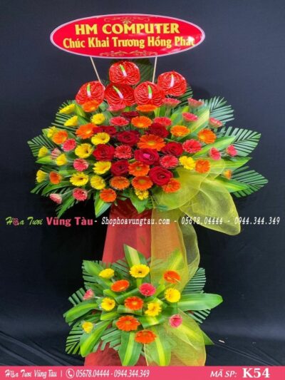 kệ hoa khai trương, hội nghị,kệ hoa chúc mừng, kệ hoa chúc mừng đại hội vũng tàu 54
