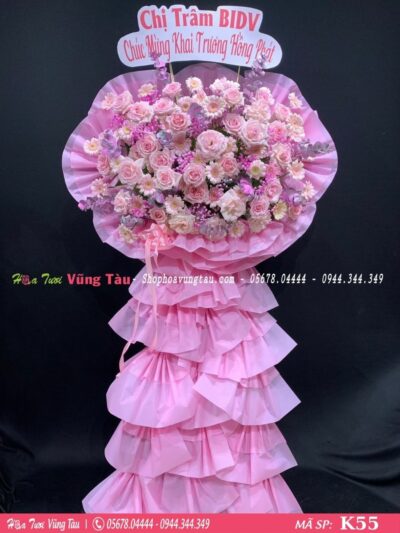 kệ hoa khai trương, hội nghị,kệ hoa chúc mừng, kệ hoa chúc mừng đại hội vũng tàu 55