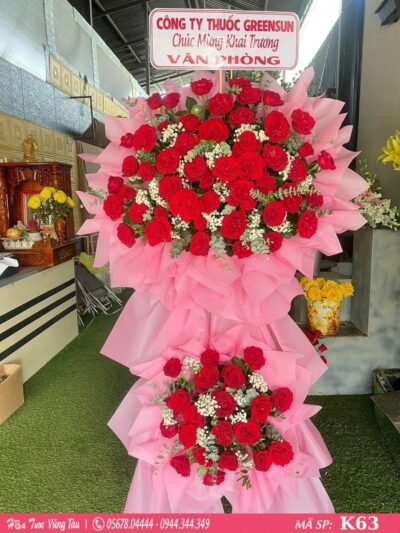 kệ hoa khai trương, hội nghị,kệ hoa chúc mừng, kệ hoa chúc mừng đại hội vũng tàu 63