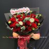 bó hoa hồng đỏ đẹp bh4279