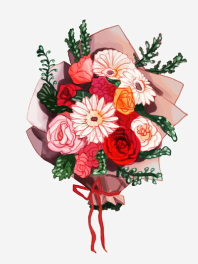 1 Bó Hoa Không Mẫu