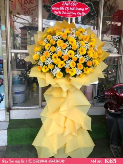 kệ hoa khai trương, hội nghị,kệ hoa chúc mừng, kệ hoa chúc mừng đại hội vũng tàu 65