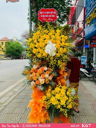 kệ hoa khai trương, hội nghị,kệ hoa chúc mừng, kệ hoa chúc mừng đại hội vũng tàu 67