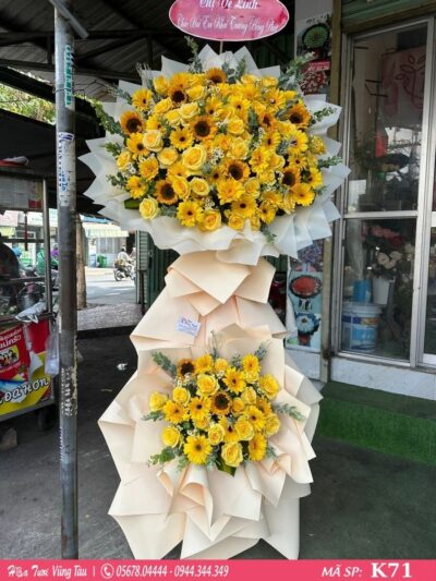 kệ hoa khai trương, hội nghị,kệ hoa chúc mừng, kệ hoa chúc mừng đại hội vũng tàu 71