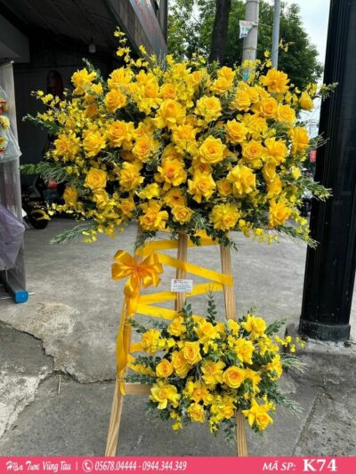 kệ hoa khai trương, hội nghị,kệ hoa chúc mừng, kệ hoa chúc mừng đại hội vũng tàu 74