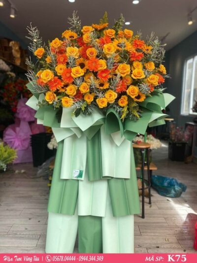 kệ hoa khai trương, hội nghị,kệ hoa chúc mừng, kệ hoa chúc mừng đại hội vũng tàu 75