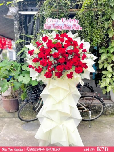 kệ hoa khai trương, hội nghị,kệ hoa chúc mừng, kệ hoa chúc mừng đại hội vũng tàu 78