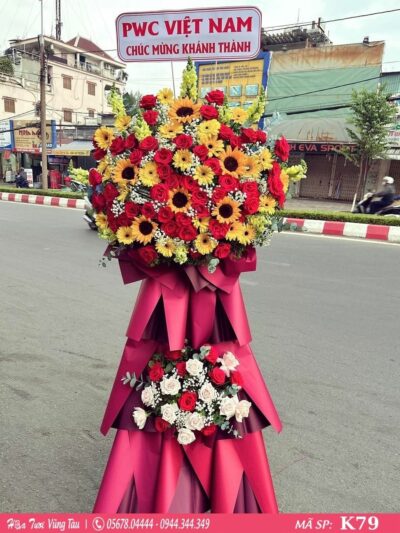 kệ hoa khai trương, hội nghị,kệ hoa chúc mừng, kệ hoa chúc mừng đại hội vũng tàu 79