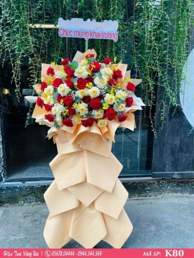 kệ hoa khai trương, hội nghị,kệ hoa chúc mừng, kệ hoa chúc mừng đại hội vũng tàu 80