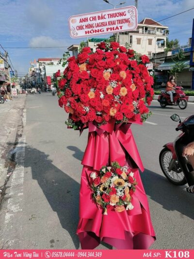 kệ hoa khai trương, hội nghị,kệ hoa chúc mừng, kệ hoa chúc mừng đại hội vũng tàu 108