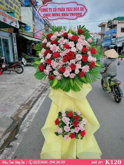 kệ hoa khai trương, hội nghị,kệ hoa chúc mừng, kệ hoa chúc mừng đại hội vũng tàu 120