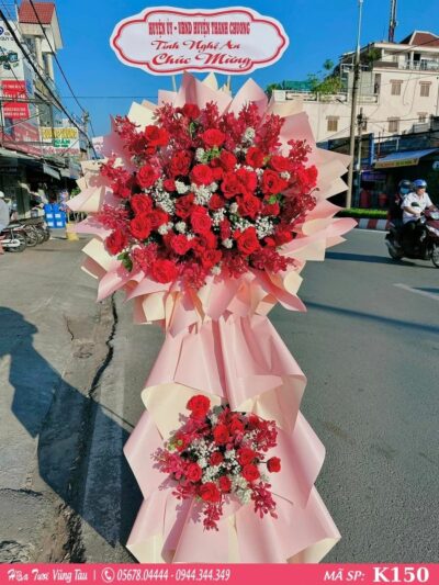 kệ hoa khai trương, hội nghị,kệ hoa chúc mừng, kệ hoa chúc mừng đại hội vũng tàu 150