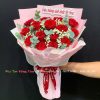 bó hoa hồng đỏ đẹp tại shophoavungtau bh4387