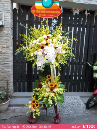 kệ hoa khai trương, hội nghị,kệ hoa chúc mừng, kệ hoa chúc mừng đại hội vũng tàu 188