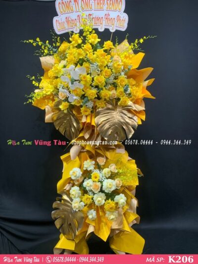 kệ hoa khai trương, hội nghị,kệ hoa chúc mừng, kệ hoa chúc mừng đại hội vũng tàu 206