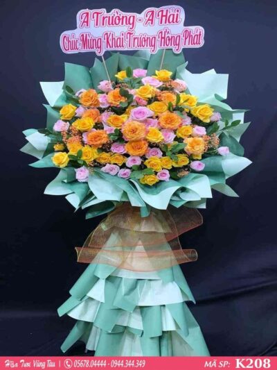 kệ hoa khai trương, hội nghị,kệ hoa chúc mừng, kệ hoa chúc mừng đại hội vũng tàu 208