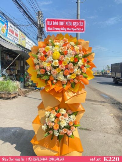 kệ hoa khai trương, hội nghị,kệ hoa chúc mừng, kệ hoa chúc mừng đại hội vũng tàu 220