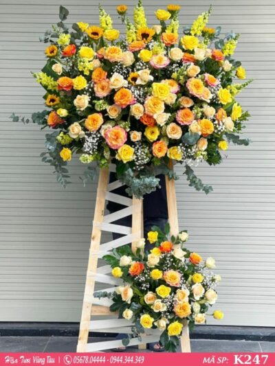 kệ hoa khai trương, hội nghị,kệ hoa chúc mừng, kệ hoa chúc mừng đại hội vũng tàu 247