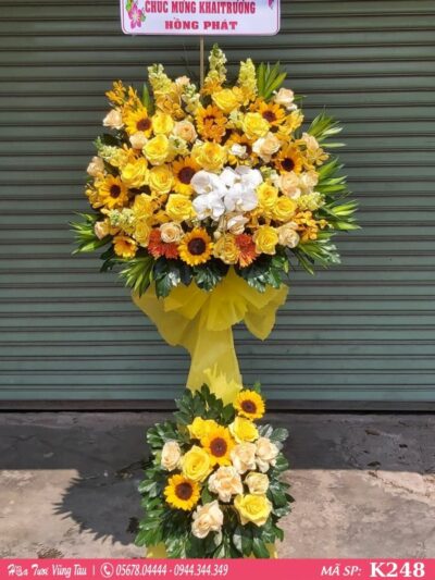 kệ hoa khai trương, hội nghị,kệ hoa chúc mừng, kệ hoa chúc mừng đại hội vũng tàu 248