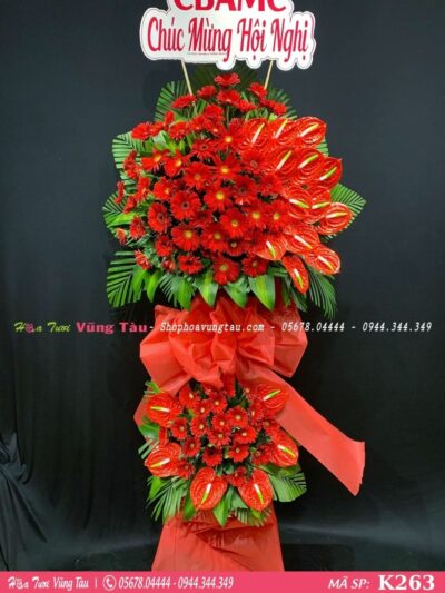 kệ hoa khai trương, hội nghị,kệ hoa chúc mừng, kệ hoa chúc mừng đại hội vũng tàu 263