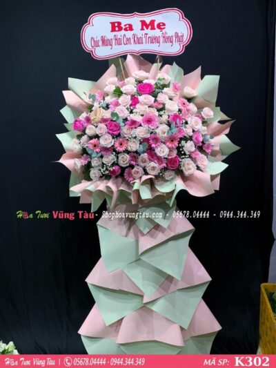 kệ hoa khai trương, hội nghị,kệ hoa chúc mừng, kệ hoa chúc mừng đại hội vũng tàu 302