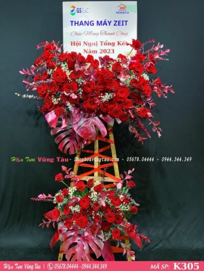 kệ hoa khai trương, hội nghị,kệ hoa chúc mừng, kệ hoa chúc mừng đại hội vũng tàu 305