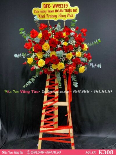 kệ hoa khai trương, hội nghị,kệ hoa chúc mừng, kệ hoa chúc mừng đại hội vũng tàu 308