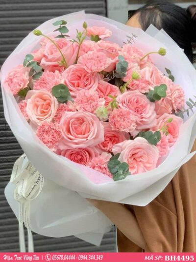 Bó Hoa Tone hồng-ohara hồng