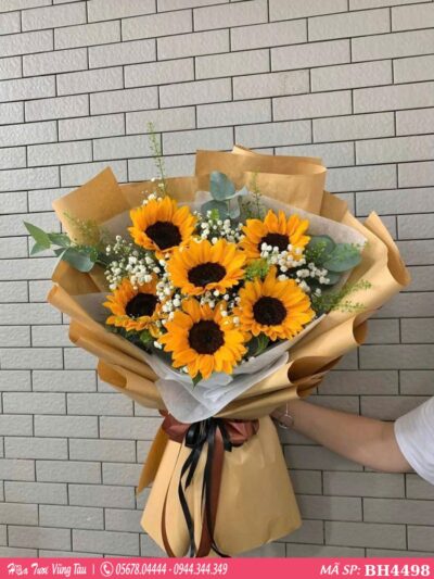 Bó hoa hướng dương tốt nghiệp tại shop hoa tươi vũng tàu BH4498