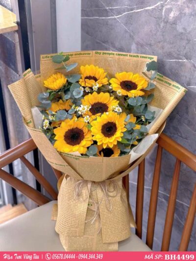 bó hoa hướng dương đẹp tại shop hoa tươi vũng tàu BH4499