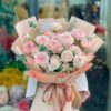 Bó Hoa ohara hồng ở cửa hàng hoa vũng tàu BH4502