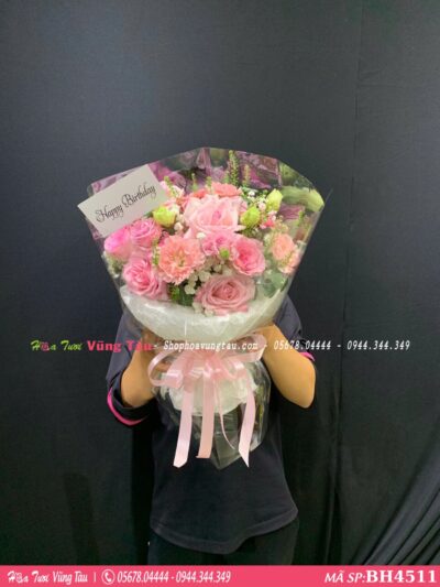 bo-hoa-mix-tone-hong-giay-bong-kinh-shop-hoa-vung-tau-BH4511